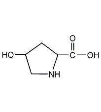 l-4-羟基脯氨酸结构式